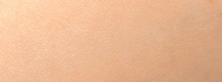 Close-up of smooth skin texture