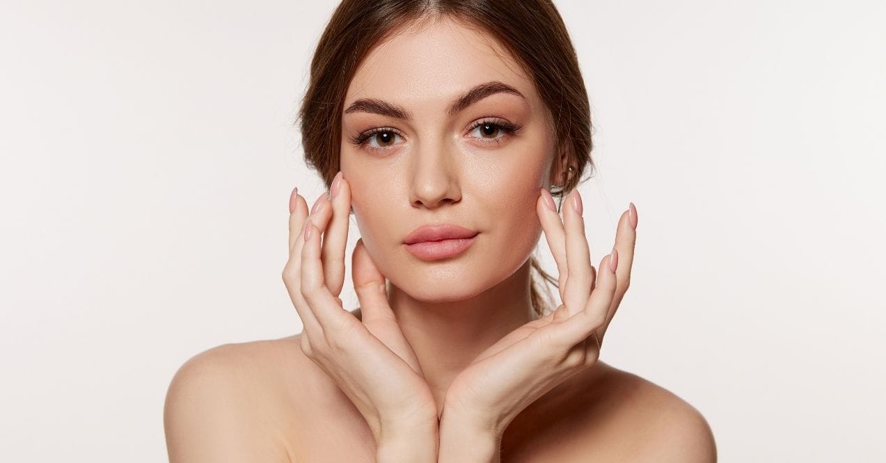 Woman with healthy, youthful skin